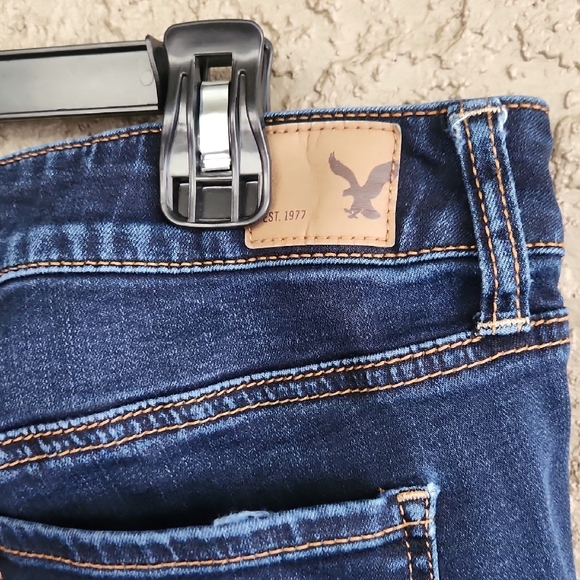 American Eagle Jegging AEO Super Stretch Denim SHORT - Picture 6 of 8